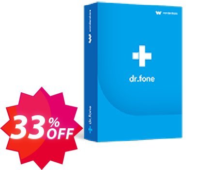 dr.fone - iTunes Repair Coupon code 33% discount 