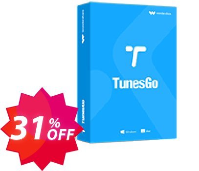 TunesGo MAC, Suite Lifetime Plan Coupon code 31% discount 