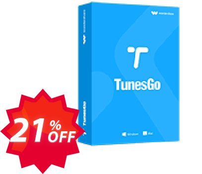 TunesGo, Suite Lifetime Plan Coupon code 21% discount 