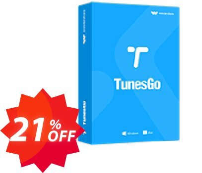 TunesGo, Suite Lifetime Plan Coupon code 21% discount 