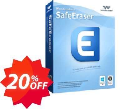 Wondershare SafeEraser, Business Plan  Coupon code 20% discount 
