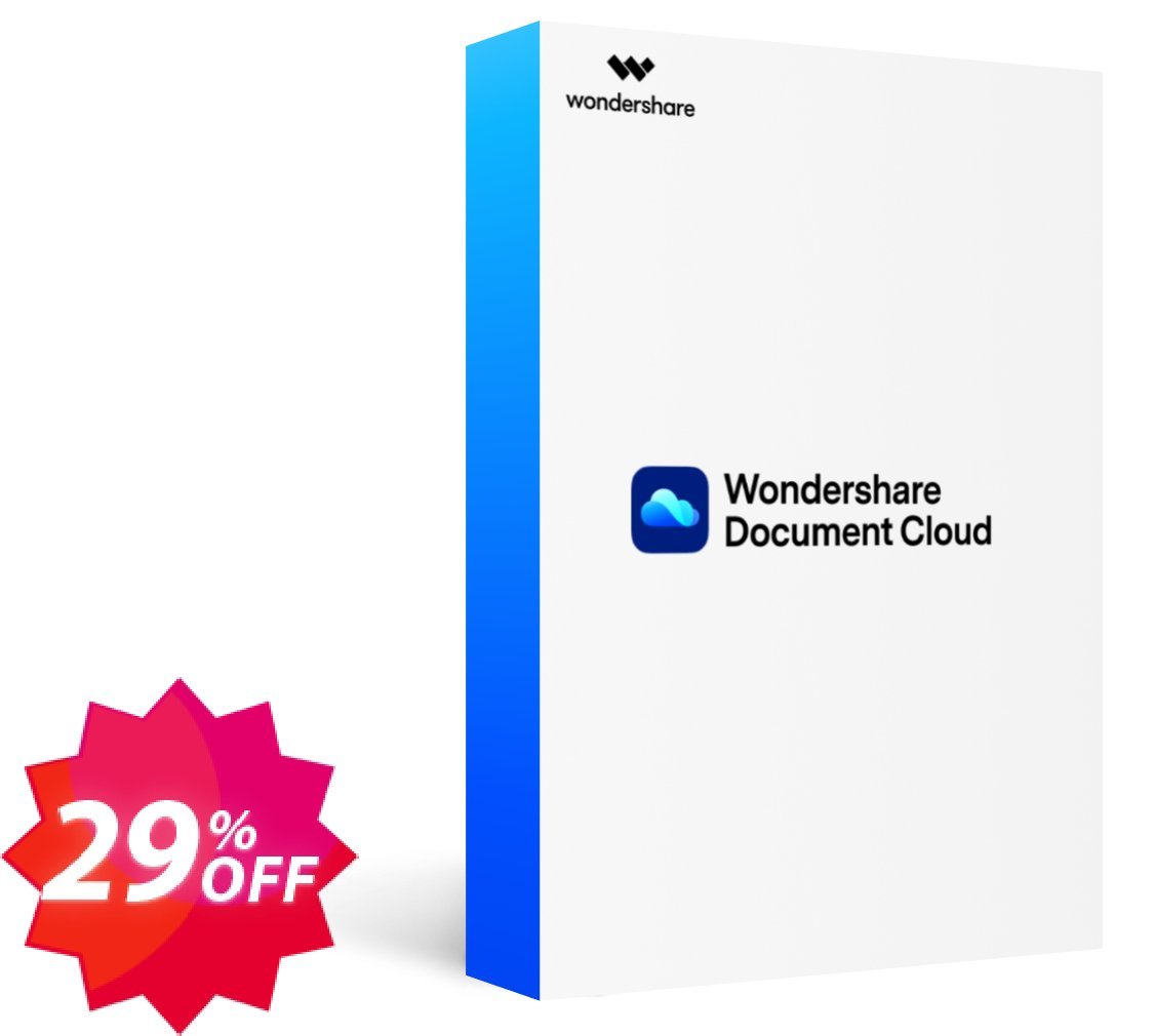 Wondershare Document Cloud Coupon code 29% discount 
