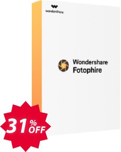 Wondershare Fotophire Toolkit Coupon code 31% discount 