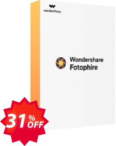 Wondershare Fotophire Toolkit Coupon code 31% discount 