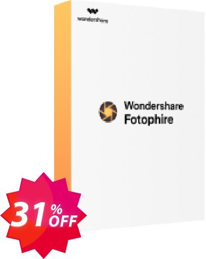 Wondershare Fotophire Toolkit Lifetime Plan Coupon code 31% discount 