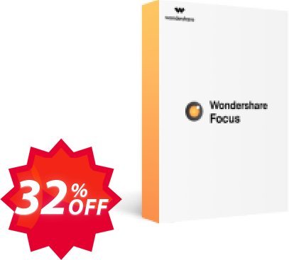 Wondershare Fotophire Focus Coupon code 32% discount 