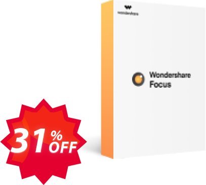Wondershare Fotophire Focus Lifetime Plan Coupon code 31% discount 