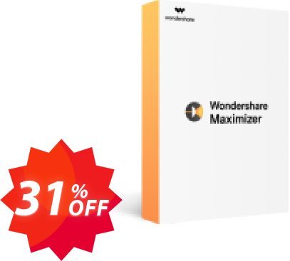 Wondershare Fotophire Maximizer Lifetime Plan Coupon code 31% discount 