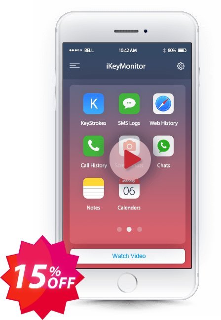 iKeyMonitor, Monthly Plan  Coupon code 15% discount 