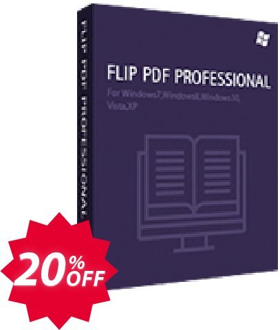 Flip PDF Professional Coupon code 20% discount 
