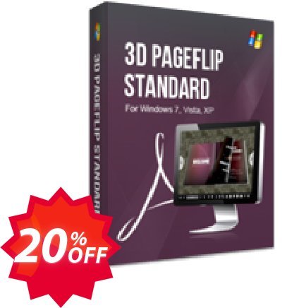 3DPageFlip Standard Coupon code 20% discount 