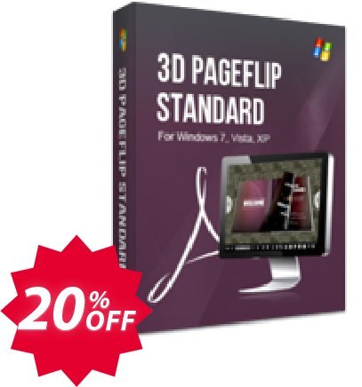 Scan to 3DPageFlip Coupon code 20% discount 