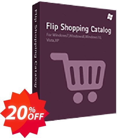 Flip Shopping Catalog Coupon code 20% discount 