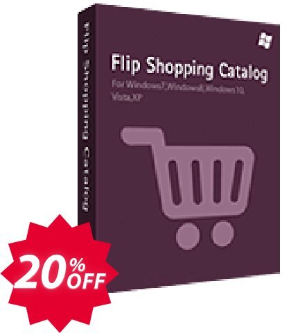 Flip Shopping Catalog Coupon code 20% discount 