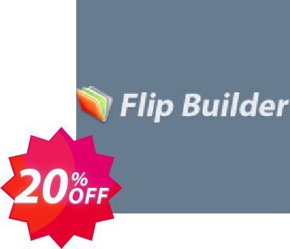 Flip Builder Coupon code 20% discount 