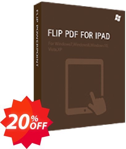 Flip PDF for iPad Coupon code 20% discount 