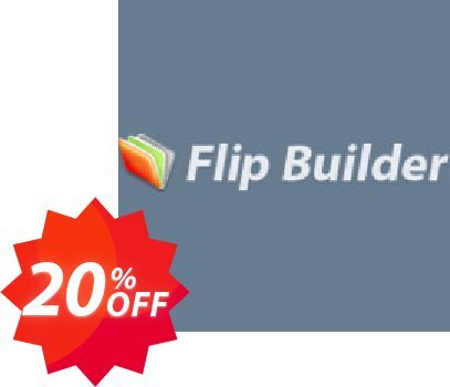 FlipBuilder Online Service Coupon code 20% discount 