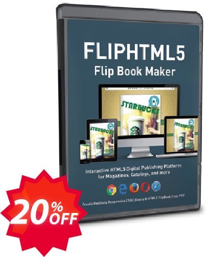 FlipHTML5 Gold Coupon code 20% discount 
