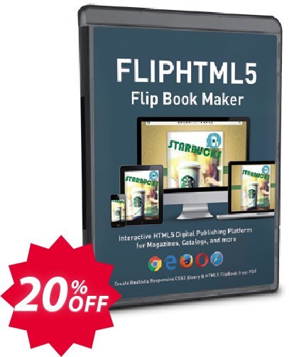 FlipHTML5 Gold Coupon code 20% discount 