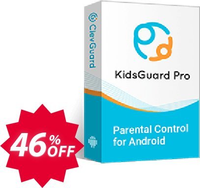 KidsGuard Pro, 1-month plan  Coupon code 46% discount 