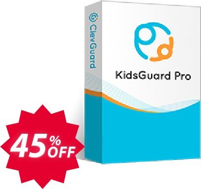 KidsGuard Pro for iOS/Android, 3-month plan  Coupon code 45% discount 