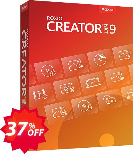 Roxio Creator NXT 9 Coupon code 37% discount 