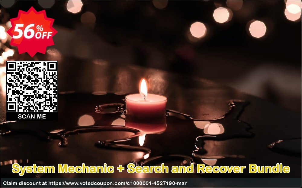 System Mechanic + Search and Recover Bundle Coupon, discount Save on Bundle Offer!. Promotion: excellent promo code of System Mechanic + Search and Recover Bundle 2024