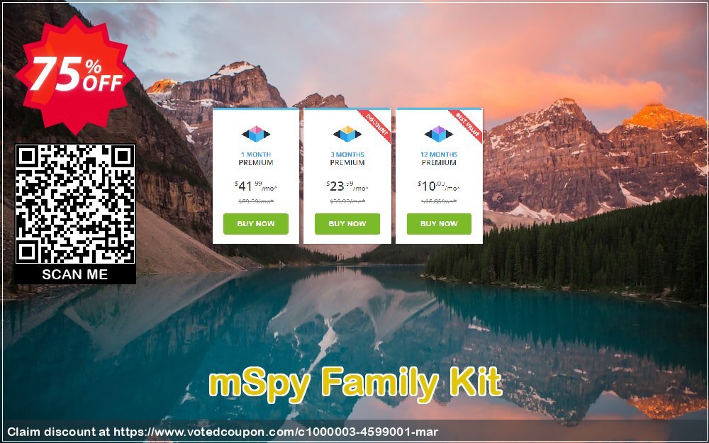 mSpy Family Kit Coupon, discount 75% OFF mSpy Family Kit, verified. Promotion: Fearsome offer code of mSpy Family Kit, tested & approved