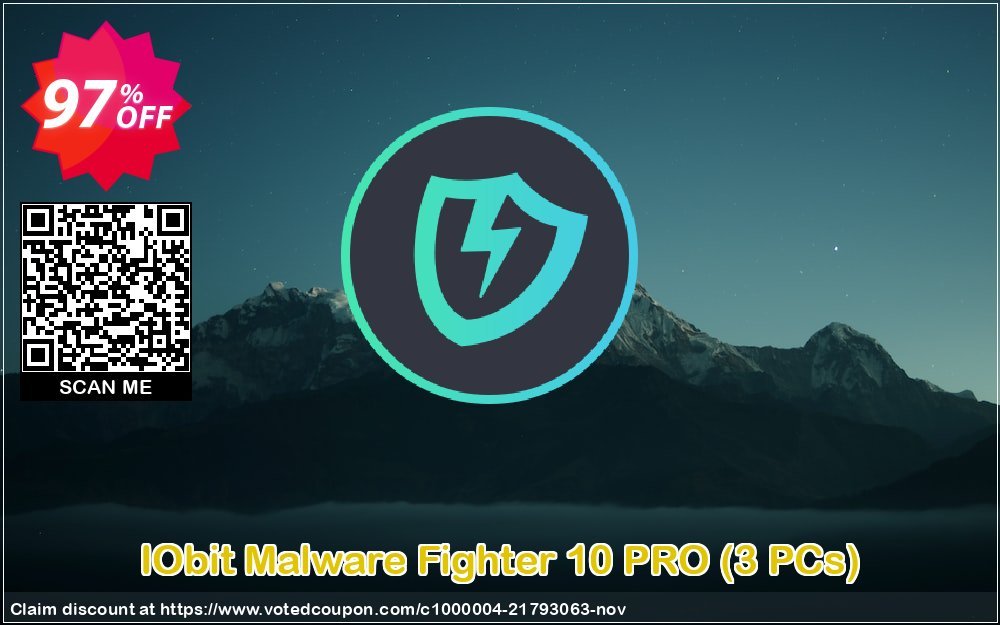 IObit Malware Fighter 10 PRO, 3 PCs  Coupon, discount 50% OFF IObit Malware Fighter 8 PRO (3 PCs), verified. Promotion: Dreaded discount code of IObit Malware Fighter 8 PRO (3 PCs), tested & approved