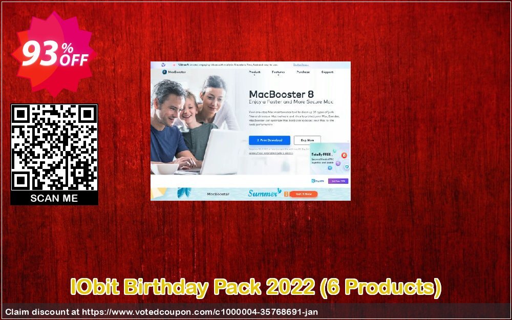 IObit Birthday Pack 2022, 6 Products  Coupon Code Sep 2023, 93% OFF - VotedCoupon