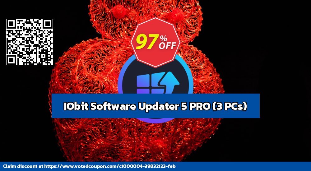 IObit Software Updater 5 PRO, 3 PCs  Coupon Code Jun 2023, 97% OFF - VotedCoupon