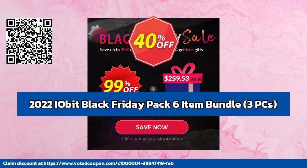 2023 IObit Black Friday Pack 6 Item Bundle, 3 PCs  Coupon Code Jun 2024, 40% OFF - VotedCoupon