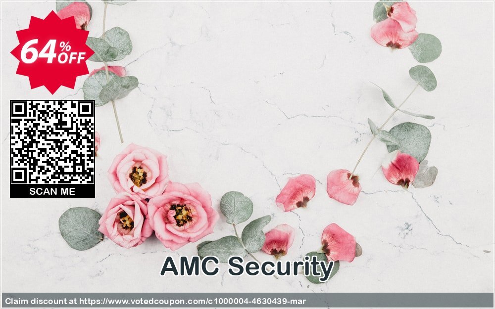 AMC Security Coupon, discount AMC Security PRO (1 year subscription) wondrous discount code 2024. Promotion: wondrous discount code of AMC Security PRO (1 year subscription) 2024