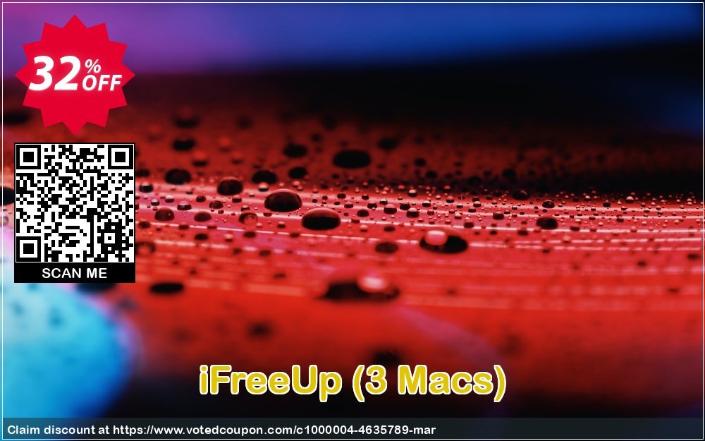 iFreeUp, 3 MACs  Coupon, discount iFreeUp (3 Macs) stirring sales code 2024. Promotion: stirring sales code of iFreeUp (3 Macs) 2024