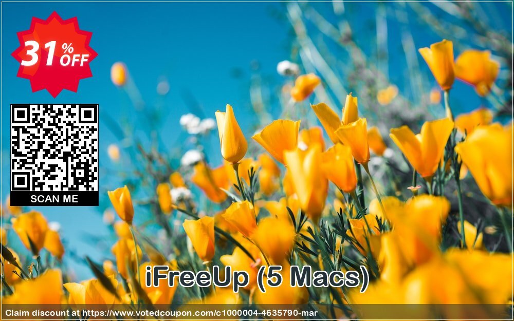 iFreeUp, 5 MACs  Coupon Code Apr 2024, 31% OFF - VotedCoupon