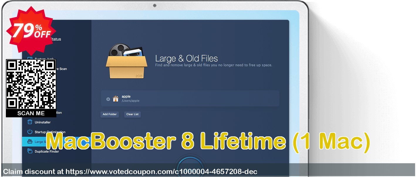 MACBooster 8 Lifetime, 1 MAC  Coupon, discount MacBooster 7 Advanced Pro(3 Macs/Lifetime) exclusive deals code 2023. Promotion: iobit discount code (df: IVS-IOBIT)