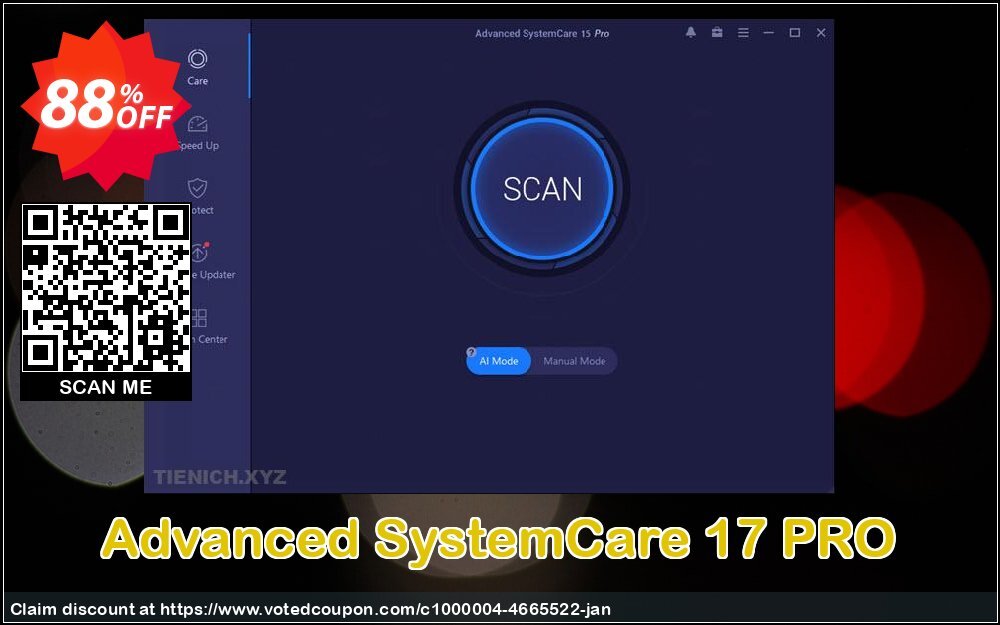 Advanced SystemCare 16 PRO voted-on promotion codes
