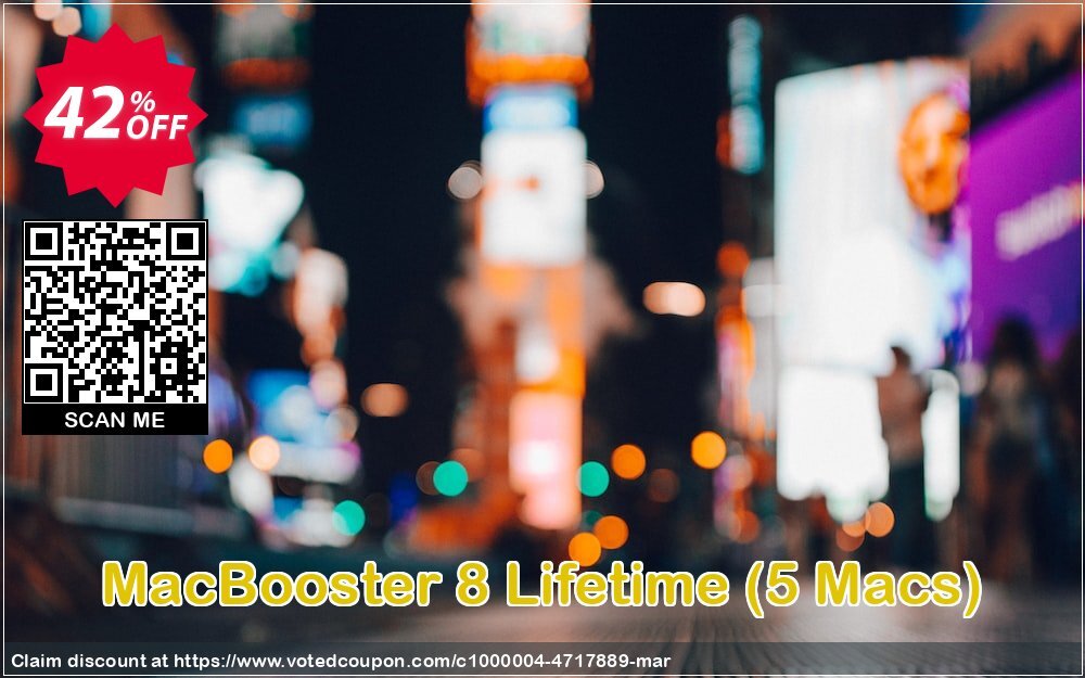 MACBooster 8 Lifetime, 5 MACs  voted-on promotion codes