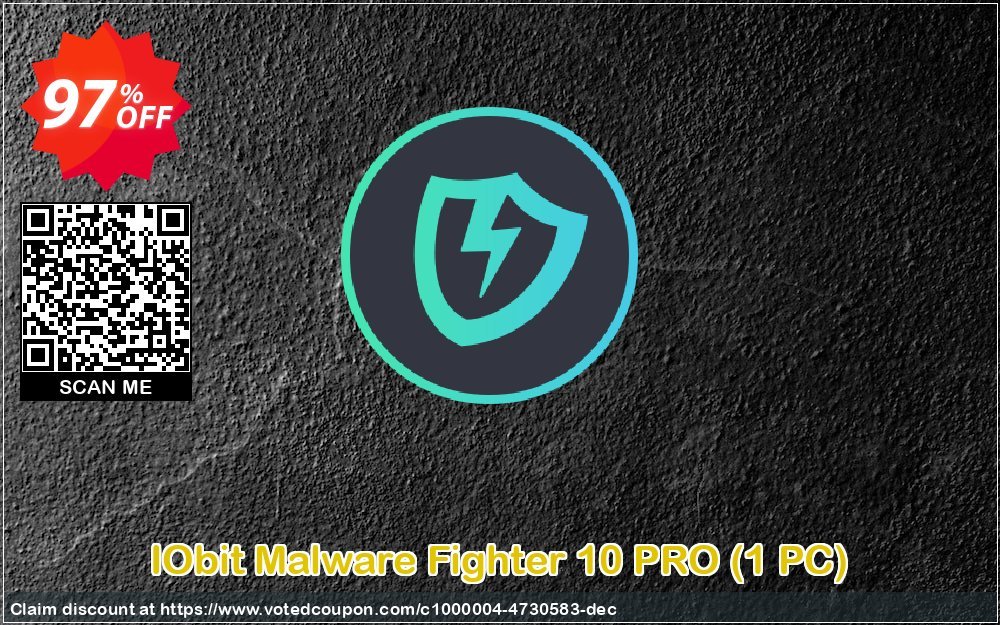 IObit Malware Fighter 10 PRO, 1 PC  Coupon Code Dec 2023, 97% OFF - VotedCoupon