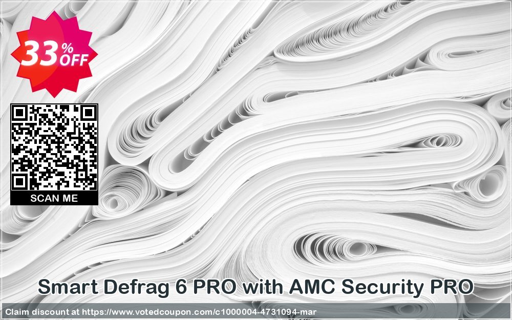 Smart Defrag 6 PRO with AMC Security PRO Coupon, discount Smart Defrag 6 PRO with AMC Security PRO exclusive sales code 2024. Promotion: exclusive sales code of Smart Defrag 6 PRO with AMC Security PRO 2024