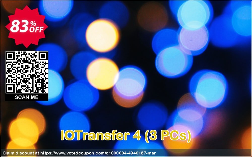 IOTransfer 4, 3 PCs  Coupon, discount IOTransfer 3 PRO (1 Year / 3 PCs)- Exclusive* hottest deals code 2024. Promotion: hottest deals code of IOTransfer 3 PRO (1 Year / 3 PCs)- Exclusive* 2024