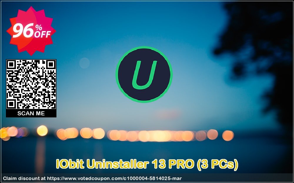 IObit Uninstaller 13 PRO, 3 PCs  Coupon, discount 70% OFF IObit Uninstaller 12 PRO (3 PCs), verified. Promotion: Dreaded discount code of IObit Uninstaller 12 PRO (3 PCs), tested & approved