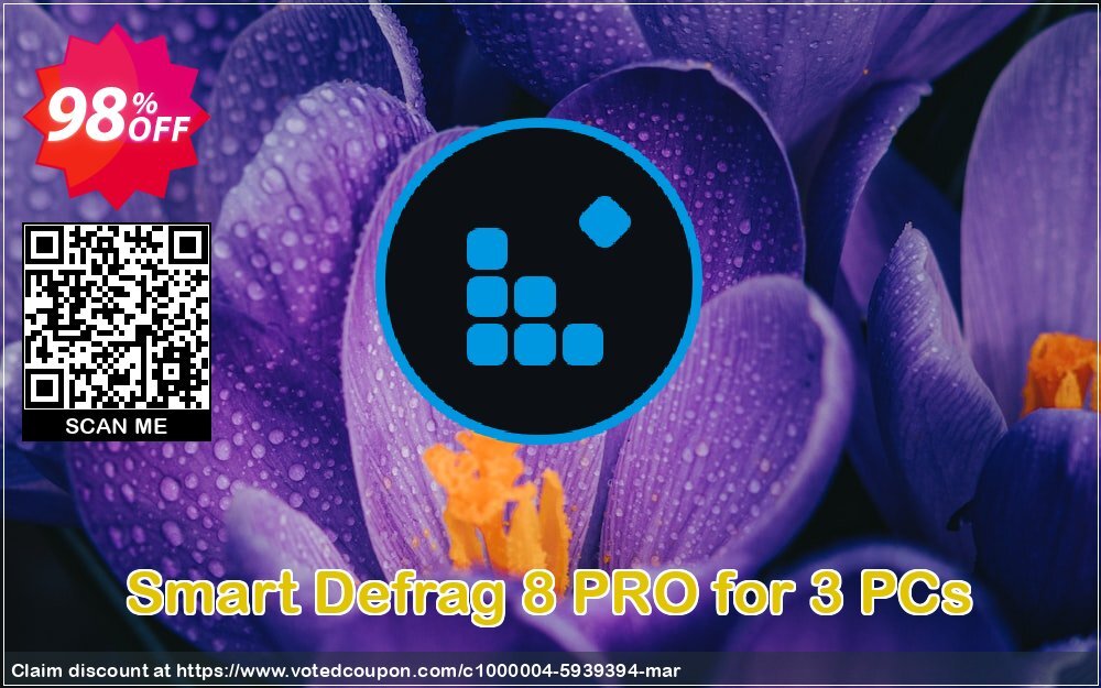 Smart Defrag 8 PRO for 3 PCs Coupon, discount 98% OFF Smart Defrag 8 PRO for 3 PCs, verified. Promotion: Dreaded discount code of Smart Defrag 8 PRO for 3 PCs, tested & approved