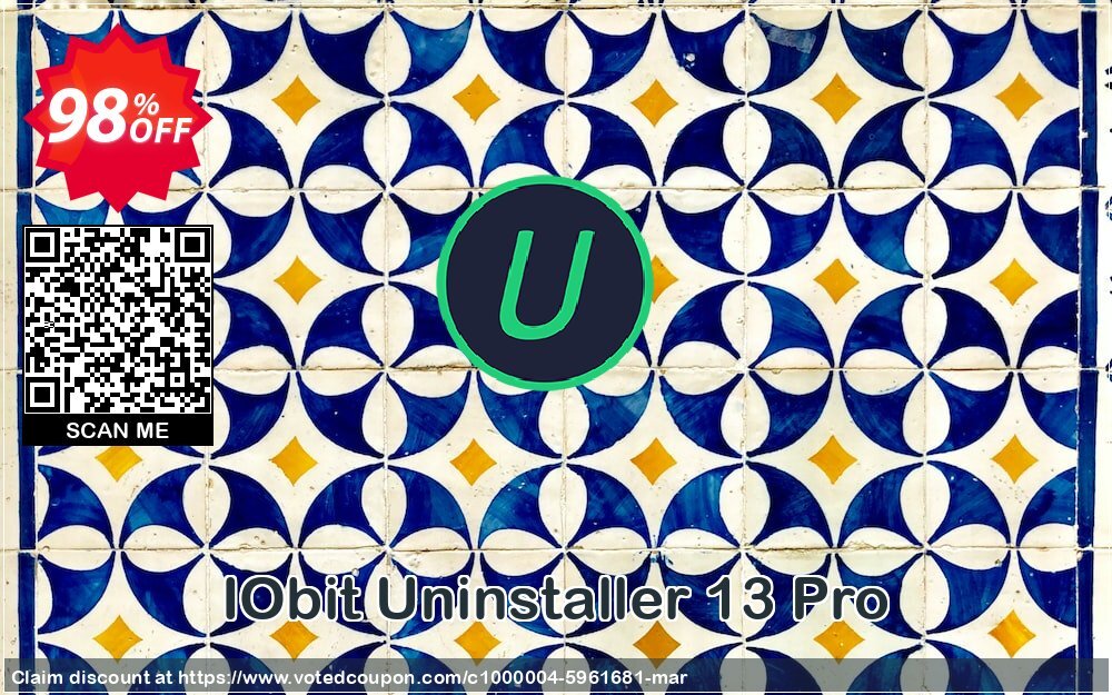 IObit Uninstaller 13 Pro Coupon, discount 40% OFF IObit Uninstaller 11 PRO, verified. Promotion: Dreaded discount code of IObit Uninstaller 11 PRO, tested & approved