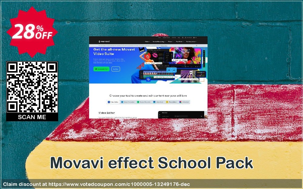 Movavi effect School Pack Coupon Code Apr 2024, 28% OFF - VotedCoupon
