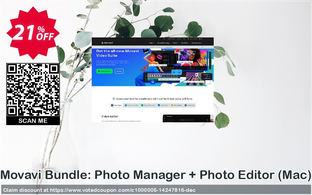 Movavi Bundle: Photo Manager + Photo Editor, MAC  Coupon Code Mar 2024, 21% OFF - VotedCoupon