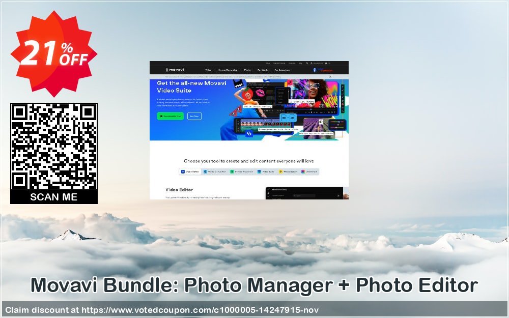 Movavi Bundle: Photo Manager + Photo Editor Coupon Code May 2024, 21% OFF - VotedCoupon