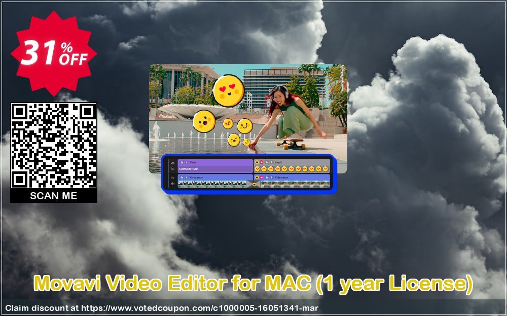 Movavi Video Editor for MAC, Yearly Plan  Coupon Code Apr 2024, 31% OFF - VotedCoupon