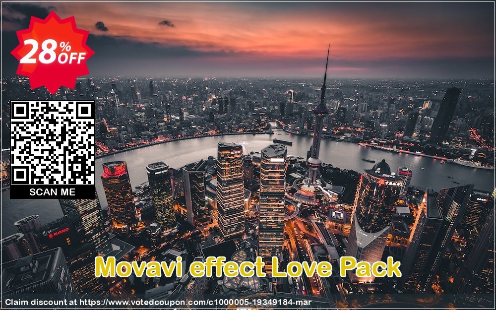 Movavi effect Love Pack Coupon, discount Love Pack stunning discounts code 2024. Promotion: stunning discounts code of Love Pack 2024