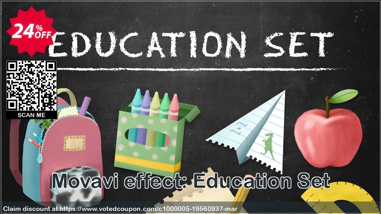 Movavi effect: Education Set Coupon, discount Education Set best deals code 2024. Promotion: best deals code of Education Set 2024